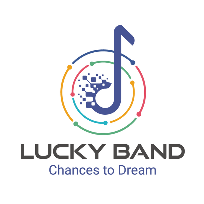 為進一步提供形象，Lucky Band 推出全新 Logo